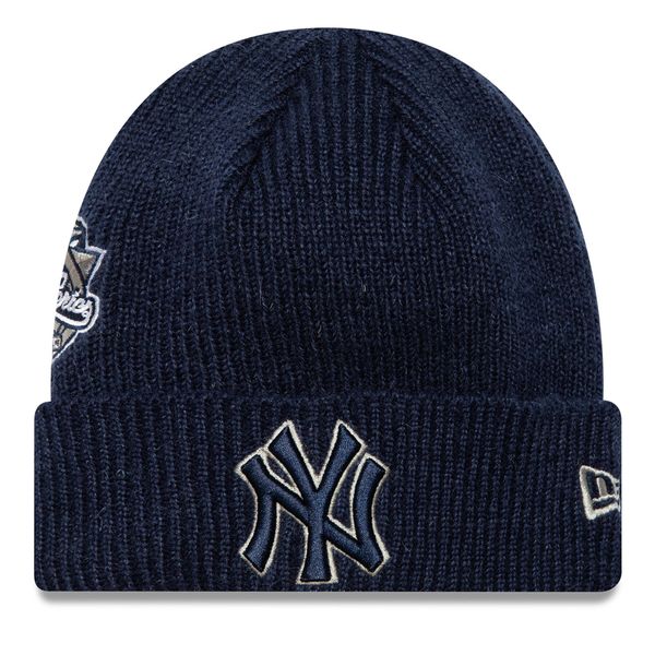 New Era Шапка New Era World Series Patch New York Yankees Cuff Knit Beanie 60580731 Тъмносин