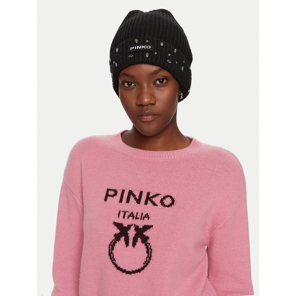Pinko Шапка Pinko Serengeti Cuffia 104326 A27A Черен