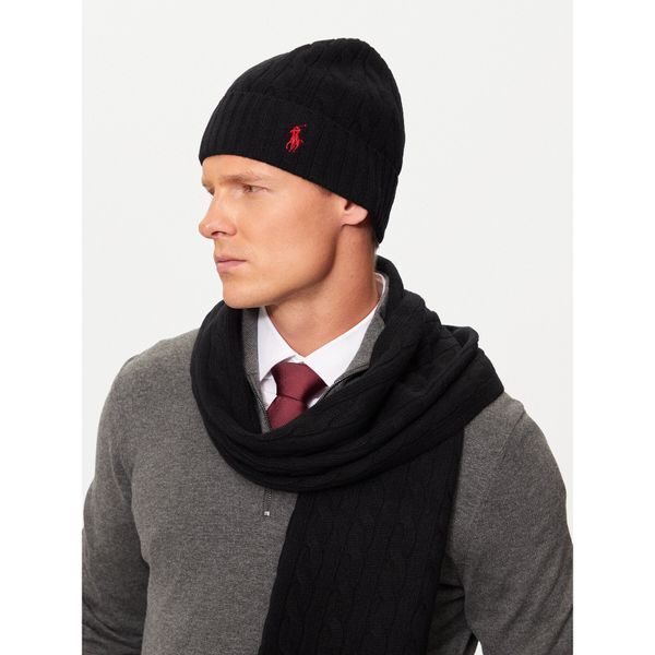 Polo Ralph Lauren Шапка Polo Ralph Lauren 449959346001 Черен