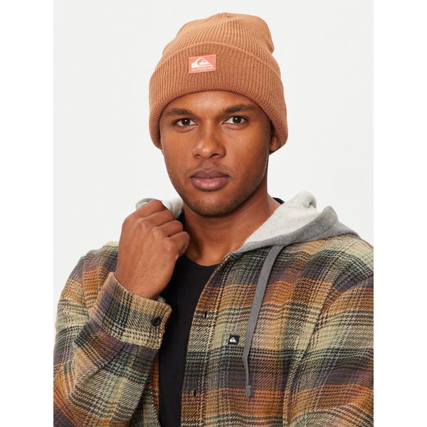 Quiksilver Шапка Quiksilver Performer 2 AQYHA04782 Кафяв