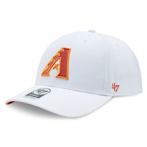 47 Brand Шапка с козирка 47 Brand MLB Arizona Diamondbacks World Series Sure Shot Snapback '47 MVP BCWS-SUMVP29WBP-WH01 White