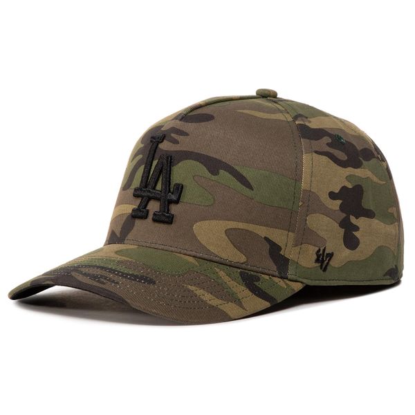 47 Brand Шапка с козирка 47 Brand Mlb Los Angeles Dodgers Grove B-GRVSP12CNP-CMA Camo