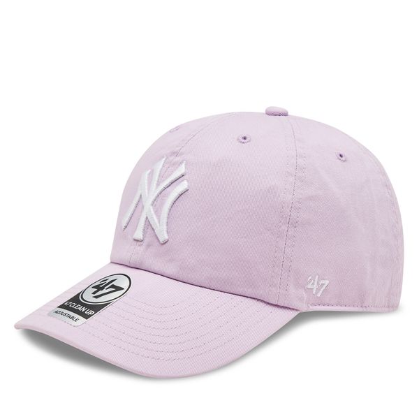 47 Brand Шапка с козирка 47 Brand Mlb New York Yankees '47 Clean Up W/ No Loop Label B-NLRGW17GWS-YX Cosmos