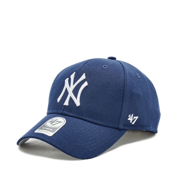 47 Brand Шапка с козирка 47 Brand MLB New York Yankees '47 MVP B-MVP17WBV-LN Light Navy