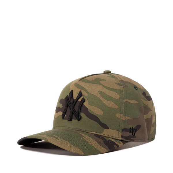 47 Brand Шапка с козирка 47 Brand Mlb New York Yankees B-GRVSP17CNP-CM Camo