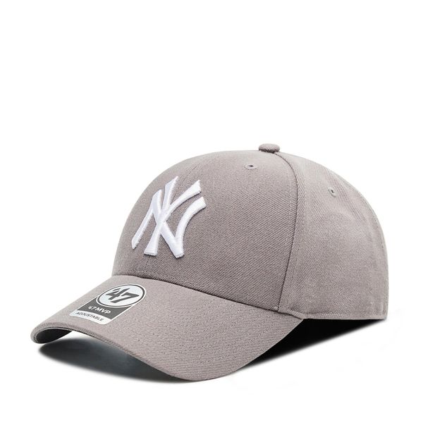 47 Brand Шапка с козирка 47 Brand Mlb New York Yankees B-MVPSP17WBP-DY Dark Gray