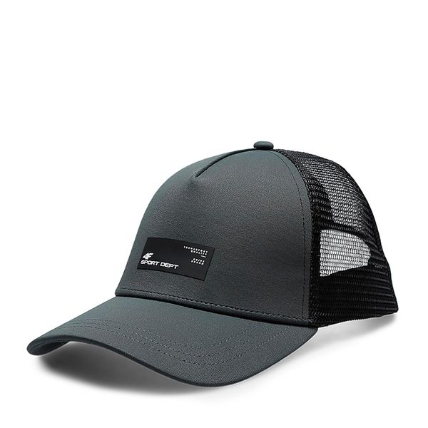 4F Шапка с козирка 4F 4FSS23ACABM123 Сив