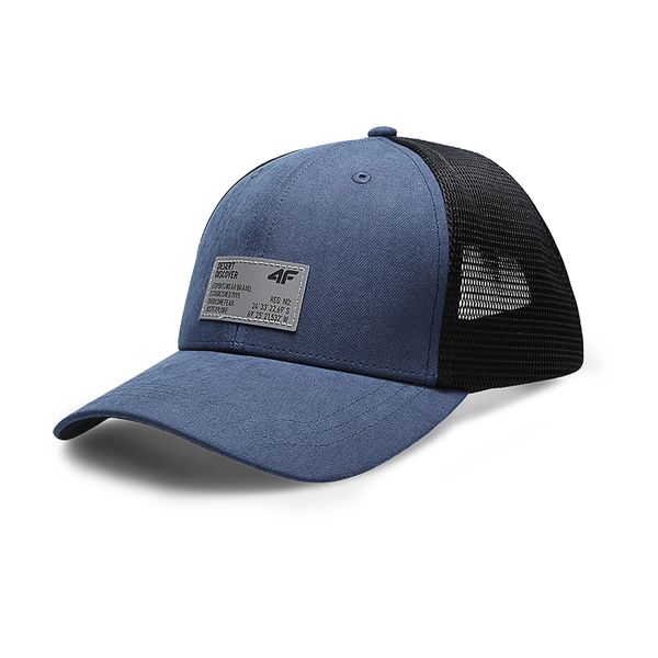 4F Шапка с козирка 4F 4FSS23ACABM130 Син