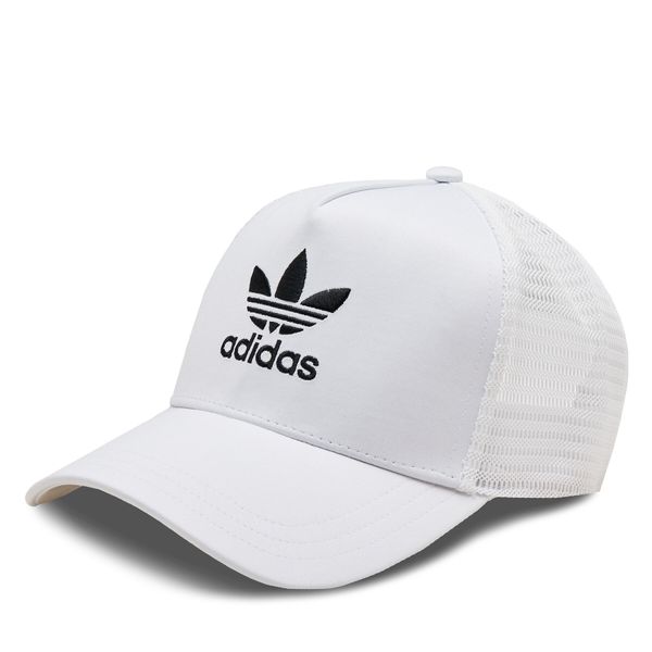adidas Шапка с козирка adidas adicolor IS3015 Бял
