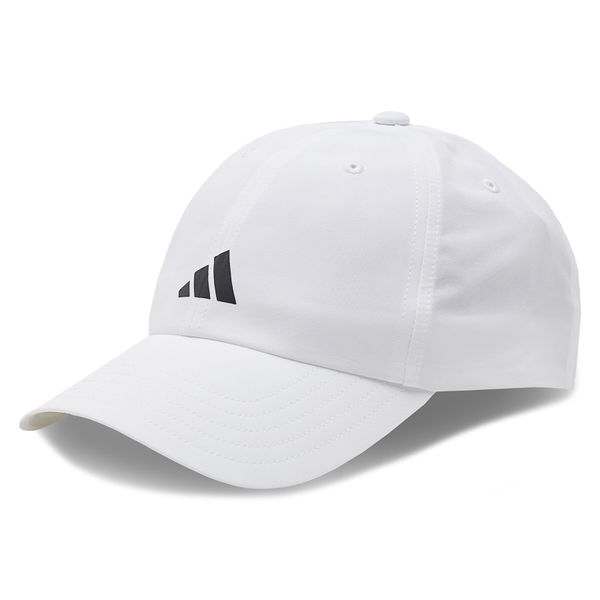 adidas Шапка с козирка adidas Running Essentials AEROREADY Six-Panel Baseball Cap IC2069 Бял