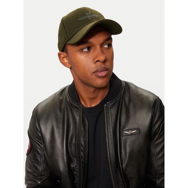 Aeronautica Militare Шапка с козирка Aeronautica Militare 242HA1085CT2333 Каки