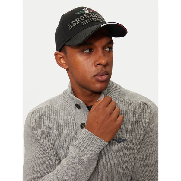 Aeronautica Militare Шапка с козирка Aeronautica Militare 242HA1136CT2261 Черен