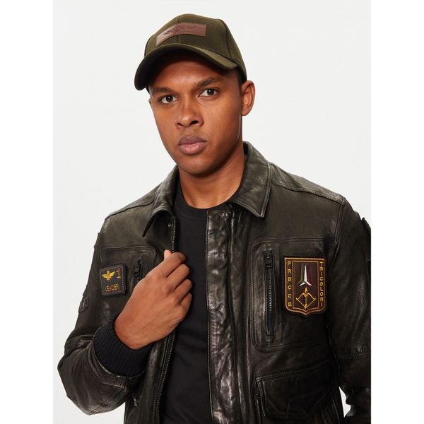 Aeronautica Militare Шапка с козирка Aeronautica Militare 242HA1147CT2333 Каки