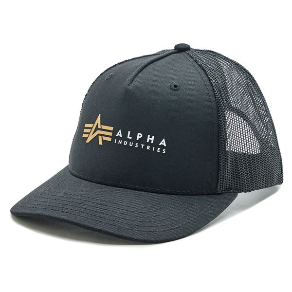 Alpha Industries Шапка с козирка Alpha Industries Label 106901FP Black 03