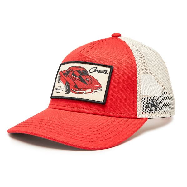 American Needle Шапка с козирка American Needle Valin - Corvette SMU679A-CORVETTE Ivory Red