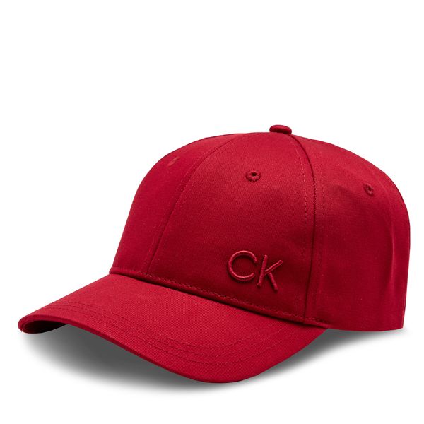Calvin Klein Шапка с козирка Calvin Klein Ck Cotton Cap K60K612000 Червен