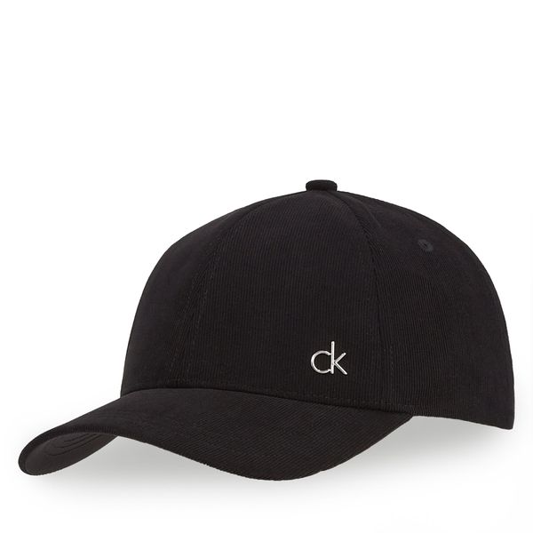 Calvin Klein Шапка с козирка Calvin Klein Corduroy Cotton Cap K60K612894 Черен