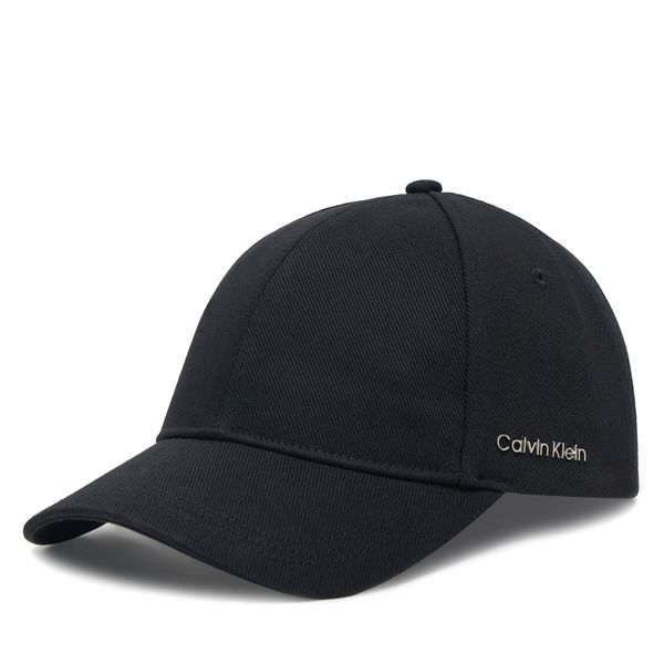 Calvin Klein Шапка с козирка Calvin Klein Cotton Twill Cap K60K612910 Черен