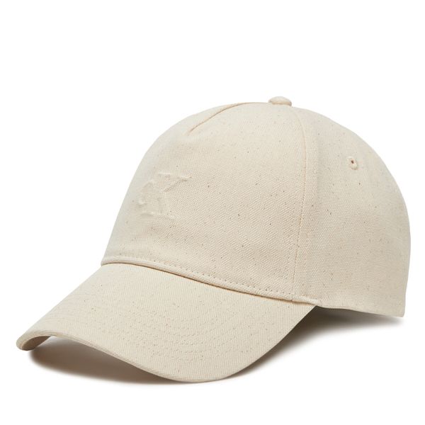 Calvin Klein Jeans Шапка с козирка Calvin Klein Jeans Embossed Ck Cap LV04K5049G Бежов