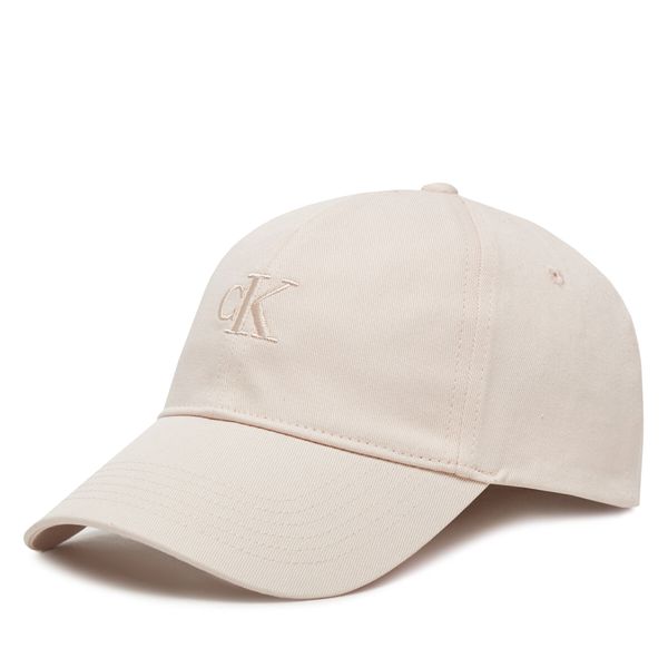 Calvin Klein Jeans Шапка с козирка Calvin Klein Jeans Embroidered Monogram Cap LV04K5024G Розов