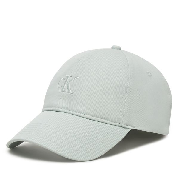Calvin Klein Jeans Шапка с козирка Calvin Klein Jeans Embroidered Monogram Cap LV04K5024G Сив