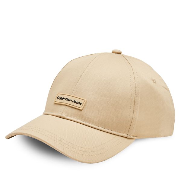 Calvin Klein Jeans Шапка с козирка Calvin Klein Jeans Inst Patch Cap K50K512141 Бежов