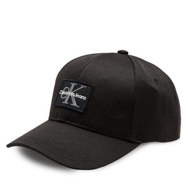 Calvin Klein Jeans Шапка с козирка Calvin Klein Jeans Mono Logo Patch Cap K50K512149 Черен
