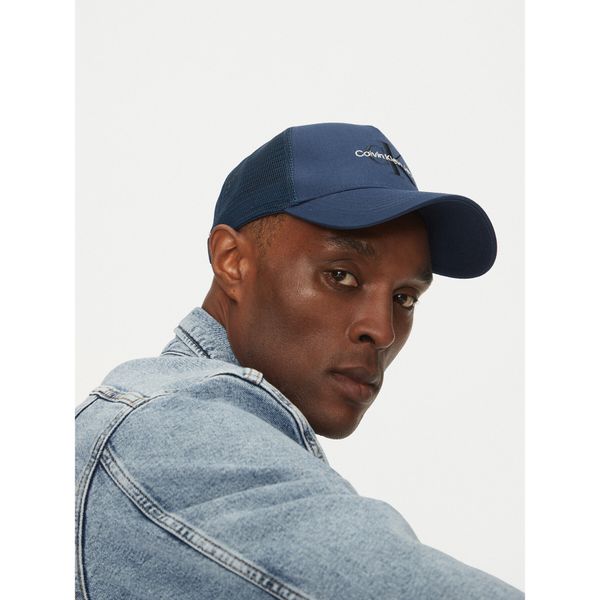 Calvin Klein Jeans Шапка с козирка Calvin Klein Jeans Monologo LV04G5065G Син