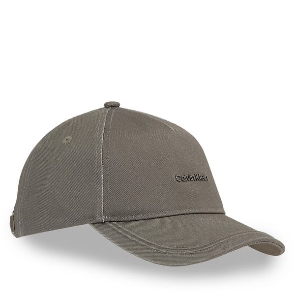 Calvin Klein Шапка с козирка Calvin Klein Metal Lettering Bb Cap K50K511999 Зелен