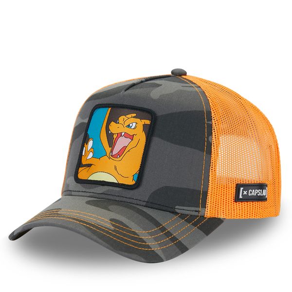 Capslab Шапка с козирка Capslab CL/PKM5/1/CT/CHA Сив