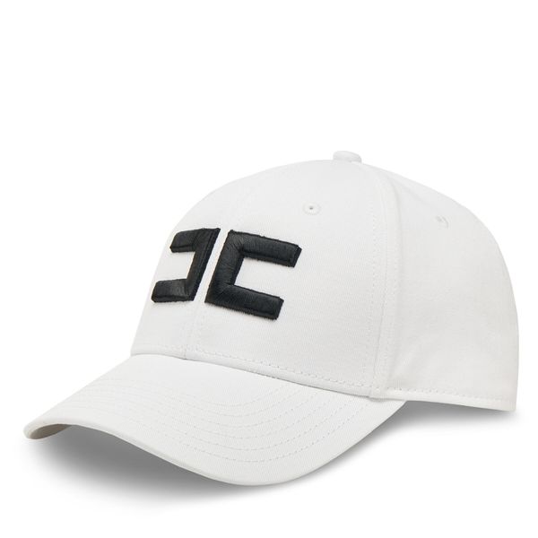 Elisabetta Franchi Шапка с козирка Elisabetta Franchi CL-06F-51E2-V160 Бял