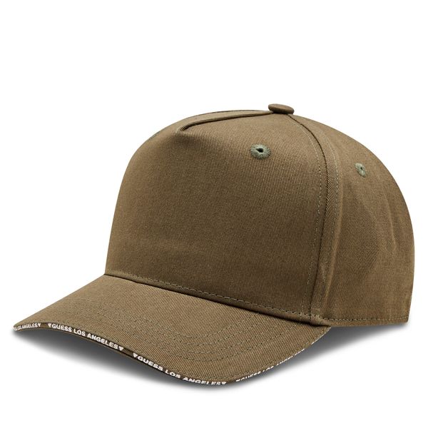 Guess Шапка с козирка Guess AM9402 COT01 Зелен