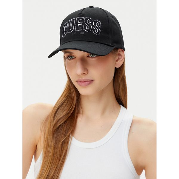 Guess Шапка с козирка Guess W5GZ15 WEGD0 Черен