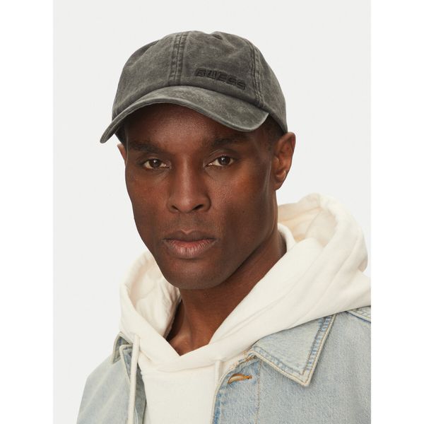 Guess Шапка с козирка Guess Z5GZ03 WO07T Черен