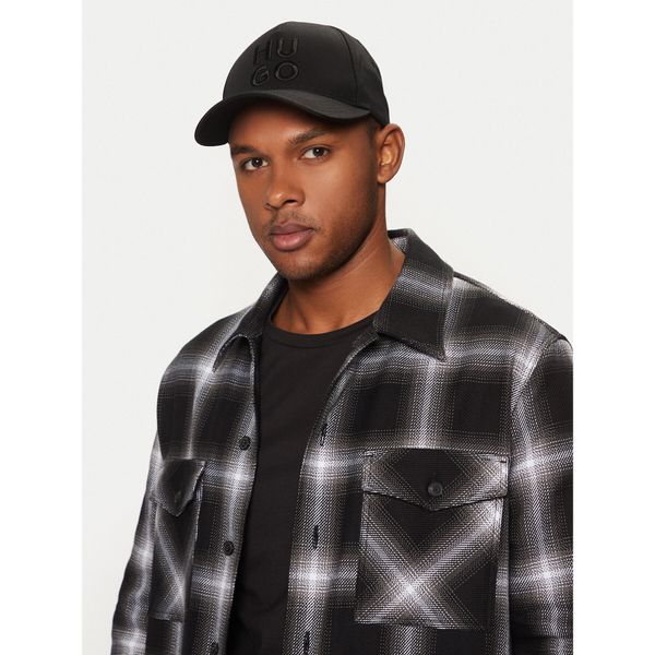 HUGO Шапка с козирка HUGO 50533409 Черен