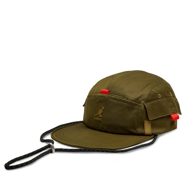 Kangol Шапка с козирка Kangol Easy Carry 5 Panel K5405 Surplus Green