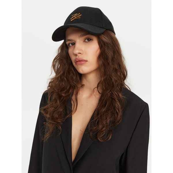 KARL LAGERFELD Шапка с козирка KARL LAGERFELD A1W33065 Черен