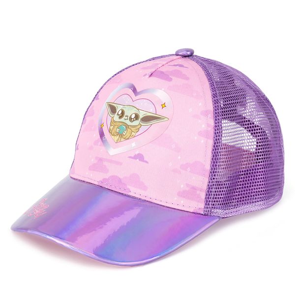 MANDALORIAN Шапка с козирка MANDALORIAN ACCCS-SS24-121LM Розов