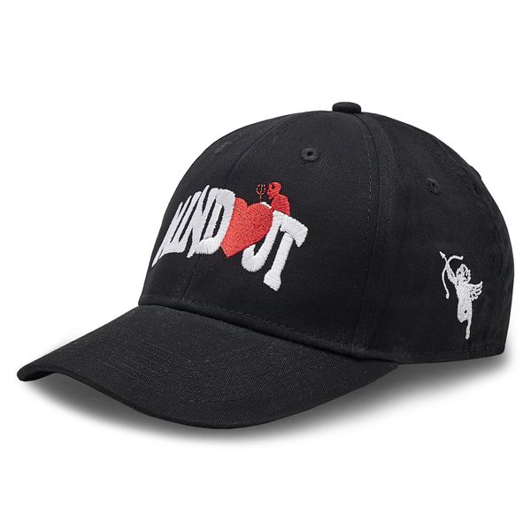 Mindout Шапка с козирка Mindout Heart 1F94-872D1 Черен