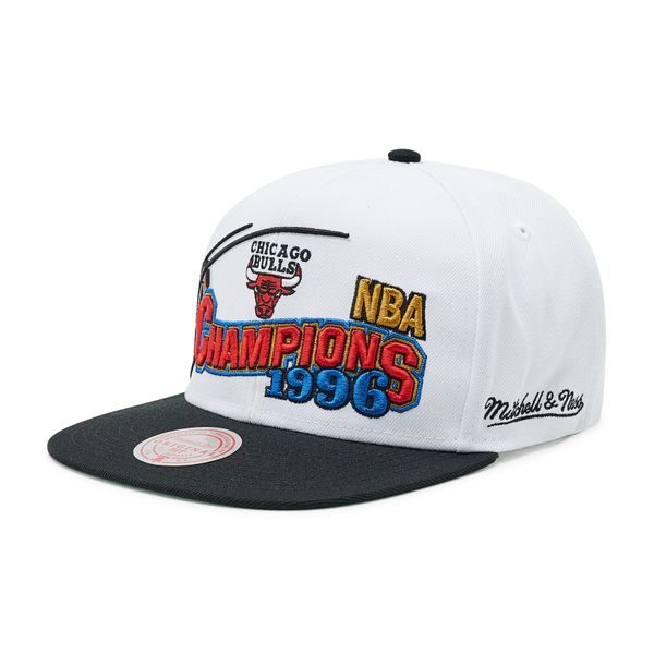Mitchell & Ness Шапка с козирка Mitchell & Ness HHSS1081 White/Black