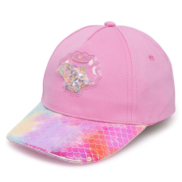 Nelli Blu Шапка с козирка Nelli Blu 7k3-001-SS24 Розов