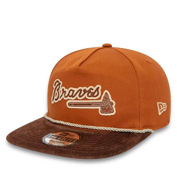 New Era Шапка с козирка New Era Cord Golfer Braves 60435053 Кафяв