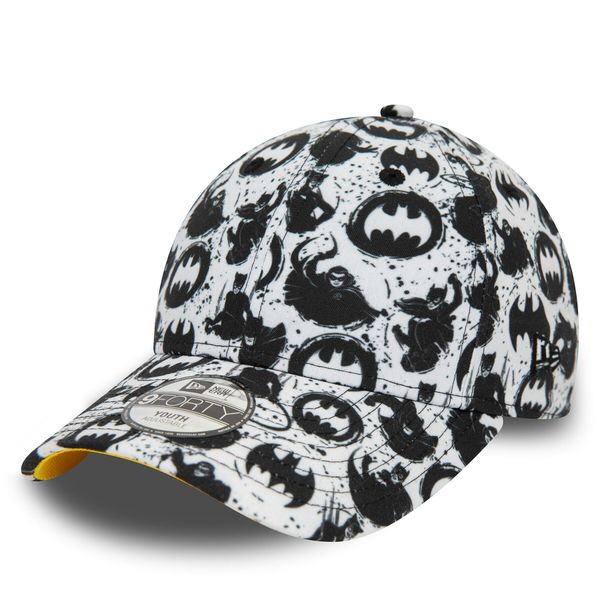 New Era Шапка с козирка New Era Kids Super Aop 940 Batman 60435030 M Бял