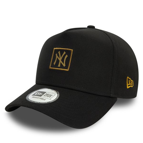 New Era Шапка с козирка New Era Metallic Patch New York Yankees 9FORTY E-Frame 60580701 Черен