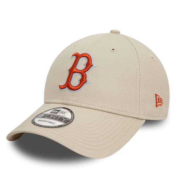 New Era Шапка с козирка New Era Mlb Patch 940 Red Sox 60503511 Бежов