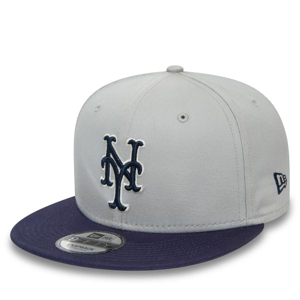 New Era Шапка с козирка New Era Mlb Patch 950 Mets 60503479 Сив