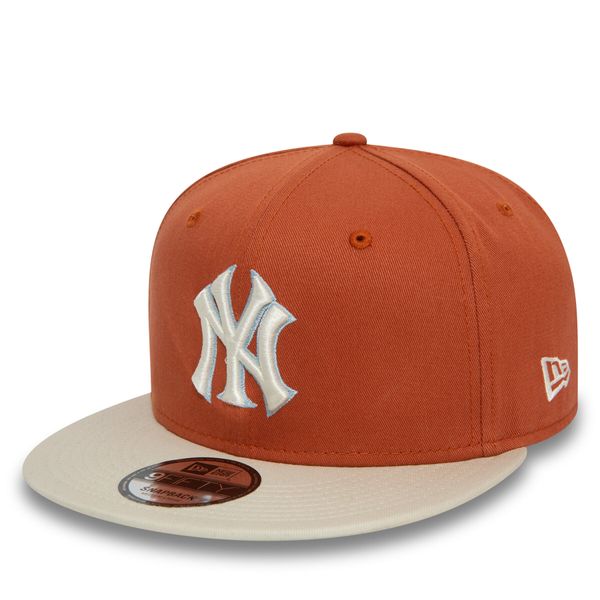 New Era Шапка с козирка New Era Mlb Patch 950 Nyy 60503481 Кафяв