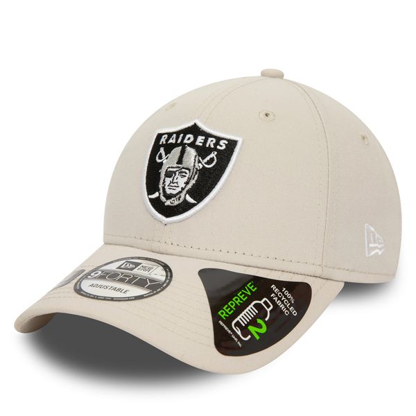 New Era Шапка с козирка New Era Repreve 940 Raiders 60435235 Екрю