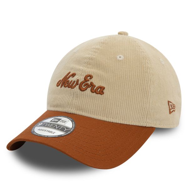 New Era Шапка с козирка New Era Script Cord 9TWENTY 60580827 Бежов