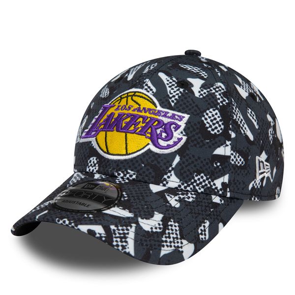 New Era Шапка с козирка New Era Seas Print 940 Lakers 60435156 Черен